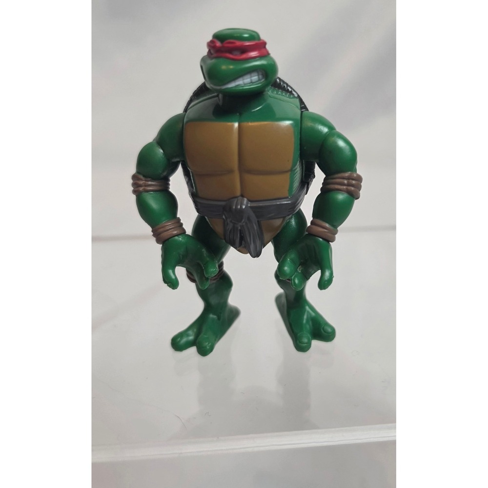 Playmates 2004 TMNT Raphael Action Figure Mirage Studios Ninja Turtles Red
